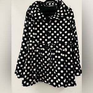 BETSEY JOHNSON [VINTAGE] Peplum Baby Doll Coat Dress-RARE FIND! READ!!